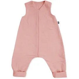 Julius Zöllner Jumper Musselin 0,5 TOG, waschbar bei 40°C, Made in Germany, OEKO TEX Standard 100, dusty rose, Gr. 92