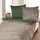 Traumschlaf Mako-Satin Wendebettwäsche Texture Grün 240 x 220 cm + 2 x 80 x 80 cm