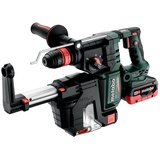 Metabo KH 18 LTX BL 28 Q Set ISA mit integrierter Staubabsaugung und Metabo-Quick-Wechselfutter ; Akkuschrauber, Akku-Kombihammer