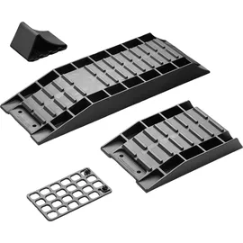 Froli Wohnwagen-Set Auffahrkeile 18 x 9,5 x 50 cm Schwarz