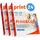 print24 Druckerpapier Kopierpapier 1500 Blatt 3 x 500 A4 80g Premium Hochweiß CIE 160 Testsieger PEFC Umweltzertifikat