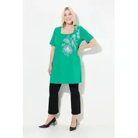 Ulla Popken Longshirt in sommer grün | Gr.: 66-68