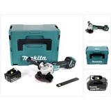 Makita DGA513T1J inkl. 1 x 5,0 Ah + Makpac Gr. 3 ohne Ladegerät