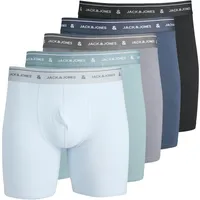 JACK & JONES Boxershorts »JACWYATT SOLID TRUNKS 5«, (Packung,