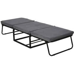 HOMCOM Klappbett Polyester, Stahl, Schaumstoff