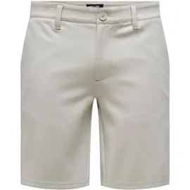 Only & Sons Chinoshorts Mark (1-tlg) grau XXL,