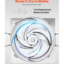 Vevor 15L Küchenmaschine Gemüsezerkleinerer