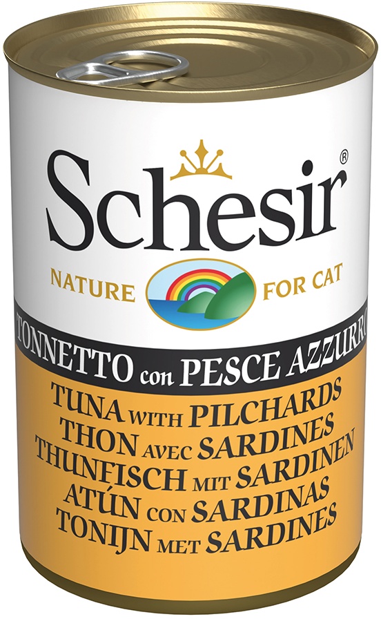 Schesir in Gelee 6 x 140 g - Thunfisch mit Sardine
