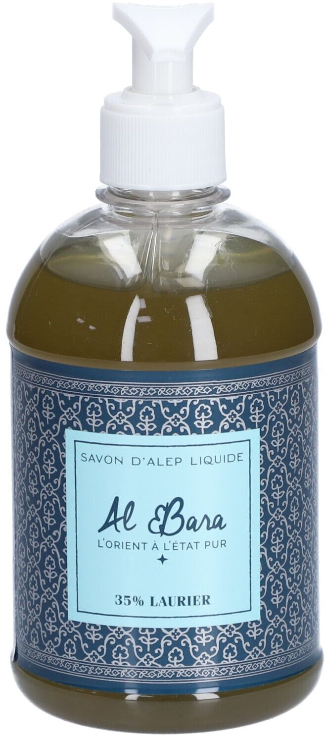 AL BARA Savon d'Alep Liquide 35% Laurier 500 ml savon liquide