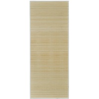 vidaXL Bambusteppich Teppich Matte Läufer Vorleger Küchenteppich Bambusmatte