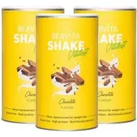 BEAVITA Shake minceur, Chocolat Poudre 3x500 g