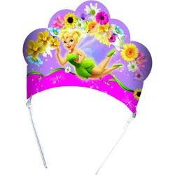 6 Tinkerbells Zauberhafter Sommer Party Kronen