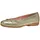GEOX ANNYTAH A Ballet Flat, LT Gold, 39 EU