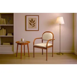 Home Affaire Armlehnstuhl ROMA Massivholz beige
