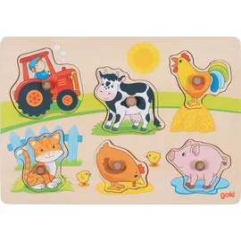 Gollnest & Kiesel GmbH & Co. KG Steckpuzzle Auf dem Bauernhof