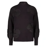 Zero Pullover florales Strukturmuster Patch BlackBlack,40 - 40