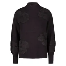 Zero Pullover florales Strukturmuster Patch BlackBlack,40 - 40