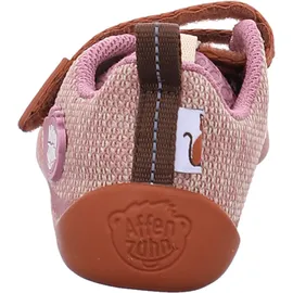 Affenzahn Halbschuh Knit Happy Katze für Kinder, pink, Größe 35 EU