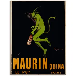 Artland Wandbild »Maurin Quina. Um 1922«, Schilder, (1 St.), als Leinwandbild, Poster, Wandaufkleber in verschied. Größen Artland Farbe Bild(er): schwarz