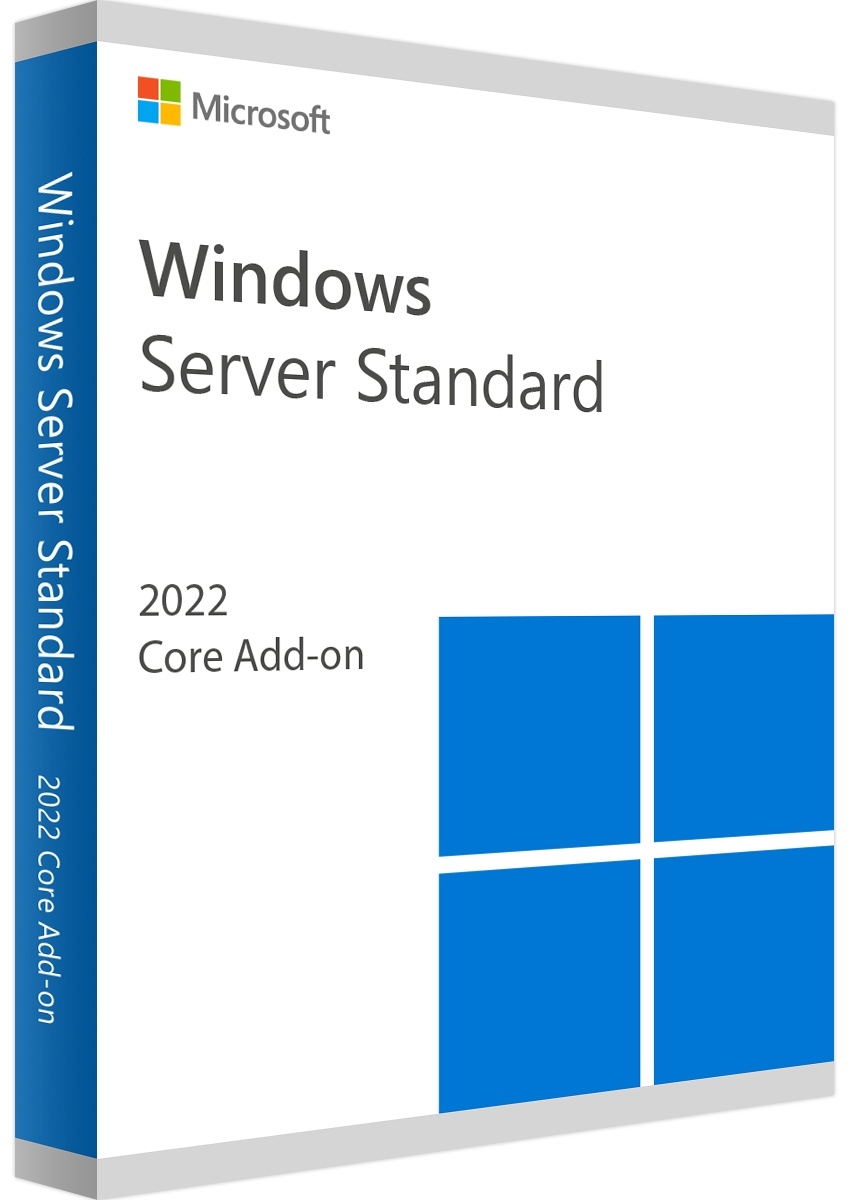 Windows Server 2022 Standard Additional License, Systembuilder, +2 Kerne, NEU