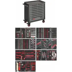 VIGOR Werkstattwagen VIGOR 1000 XL V5434 499 Werkzeuge