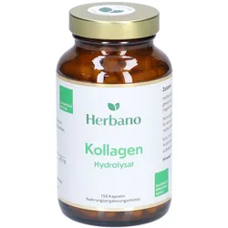 Herbano Kollagen Hydrolysat Kapseln mit Peptan F aus Fisch
