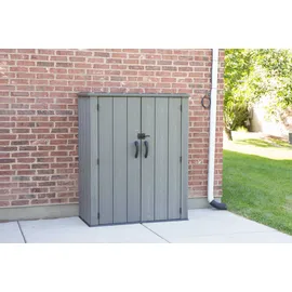 Lifetime XXL Kunststoff-Geräteschrank 1,36 x 0,70 x 1,72 m grau