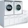 laundreezy Mehrzweckschrank-Set 186 x 162 x 68 cm Weiß