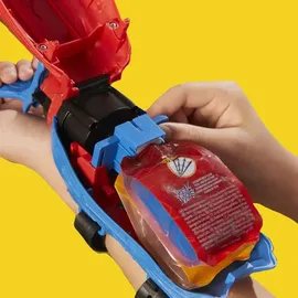 Hasbro Spider-Man Real Webs Super Web-Blaster 2-in-1 Blaster, Rot/Blau