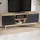 FineBuy FB100036 Lowboard 150 cm Braun/Schwarz 150x55x40 cm Holz