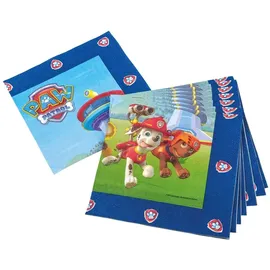 TIB Heyne tib 19702 Paw Patrol Servietten, 3-lagig, 20 Stück, 33 x 33 cm, mehrfarbig