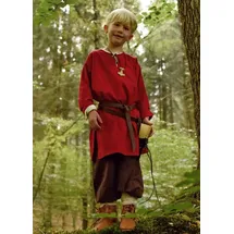 Battle-Merchant Mittelalter Tunika Kinder rot 110
