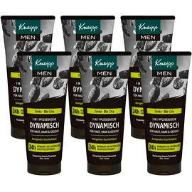 Kneipp 3 in 1 Dynamisch Pflegedusche Duschgel 6 x 200 ml