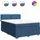 vidaXL Boxspringbett 140 x 200 cm Blau
