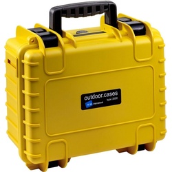 B&W International Fotorucksack B&W Case Type 3000 SI gelb mit Schaumstoffeinsatz