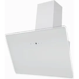 Respekta Dunstabzugshaube 80 cm kopffreie Schräghaube Weiß A++ Umluft LED Respekta - Weiß