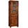 Massivmoebel24 Vitrine 60 x 40 x 180 cm Braun