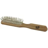 Kostkamm Holzhaarbürste rechteckig