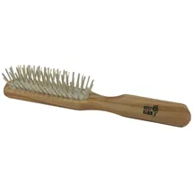 Kostkamm Holzhaarbürste rechteckig