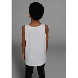 Chiemsee Tanktop "BASIC", Jungen, Gr. 152/158, weiß, Jersey, Obermaterial: 100% Baumwolle, bedruckt, Basic, lässig geschnitten, Tops Tanktop, mit Logo-Druck in Kontrast