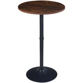 [en.casa] Bartisch Vantaa 100 x 60 cm Walnuss
