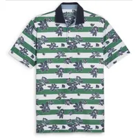 Puma Polo Pique Garden grün/weiß - m