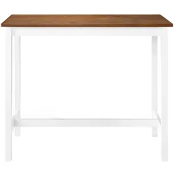 vidaXL Bartisch Massivholz 108x60x91 cm