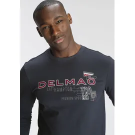 delmao Langarmshirt in dunkelblau | Gr.: S