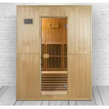 Luxus Infrarotsauna+Infrarotkabine Kombi SET 160x120 Sauna +Saunaofen 4 Personen