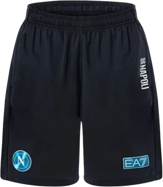 EA7 SSC Neapel Trainingsshort 2025/2026 Schwarz