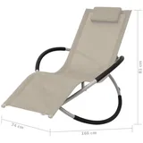 Gartenliege Sonnenliege Strandliege Schaukelliege Gartenstuhl Garten Liege Grau