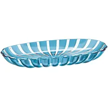Guzzini - Servierschale "Dolcevita", Bio-Based Plastic, Turquoise, 38x19xh4,5, Hellblau