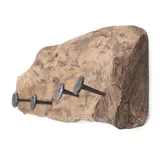 DESIGN DELIGHTS Wandgarderobe Treibholz 50 x 12 cm Beige