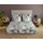 Muller Textil Fina Flowers Blumen Grün 155 x 220 cm + 2 x 80 x 80 cm